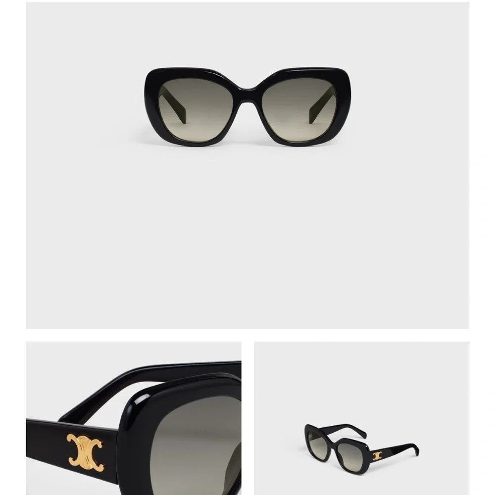 CELINE TRIOMPHE 06 SUNGLASSES IN ACETATE - Picture 3 of 3